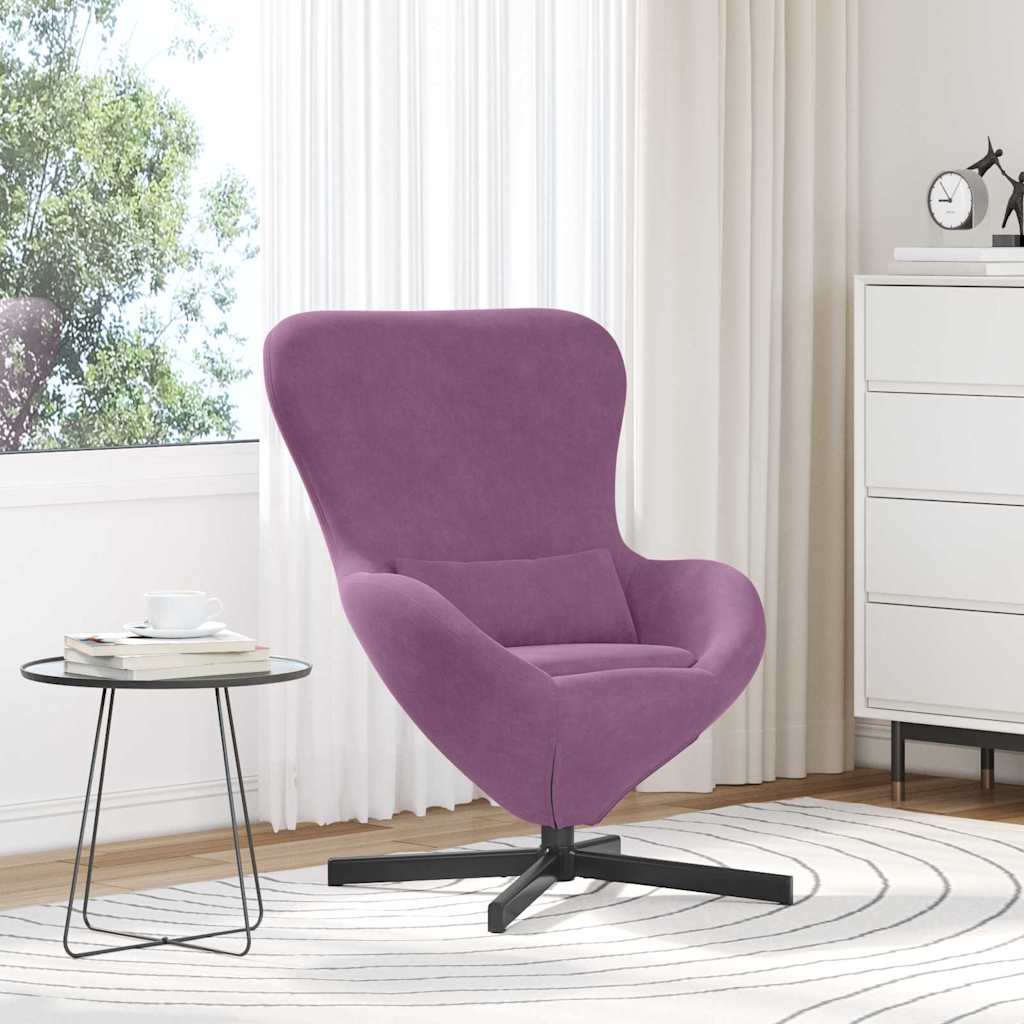 Eggstol Lilla 63 X 73 X 90 Cm Fløyel