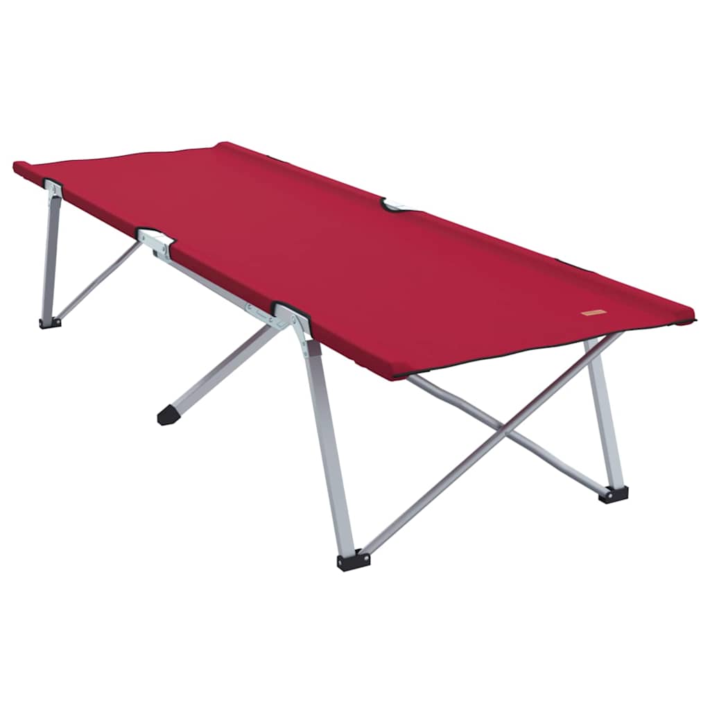 Sammenleggbar Camping Seng Rød 62 X 194 X 42 Cm Oxford-Stoff