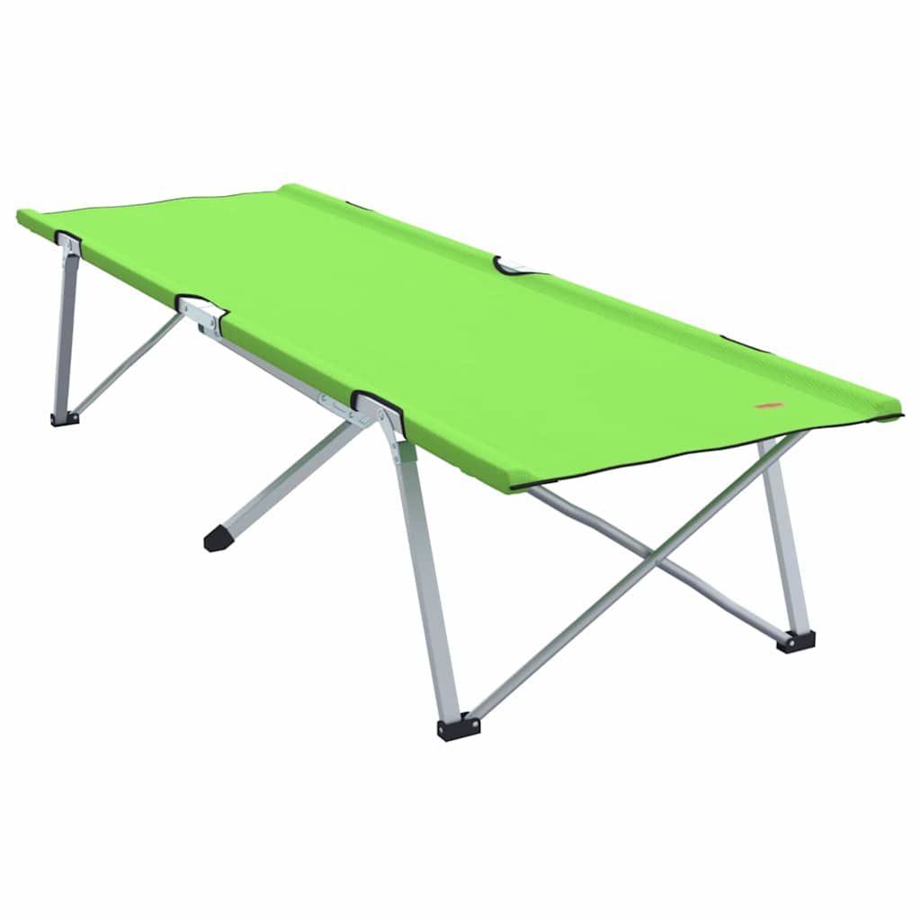 Sammenleggbar Camping Seng Mørkegrønn 62 X 194 X 42 Cm