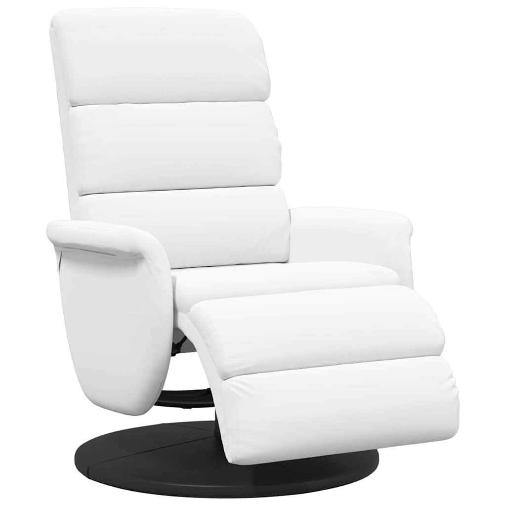 Reclinerstol Hvit 71 X 98 X 106 Cm Kunstlær