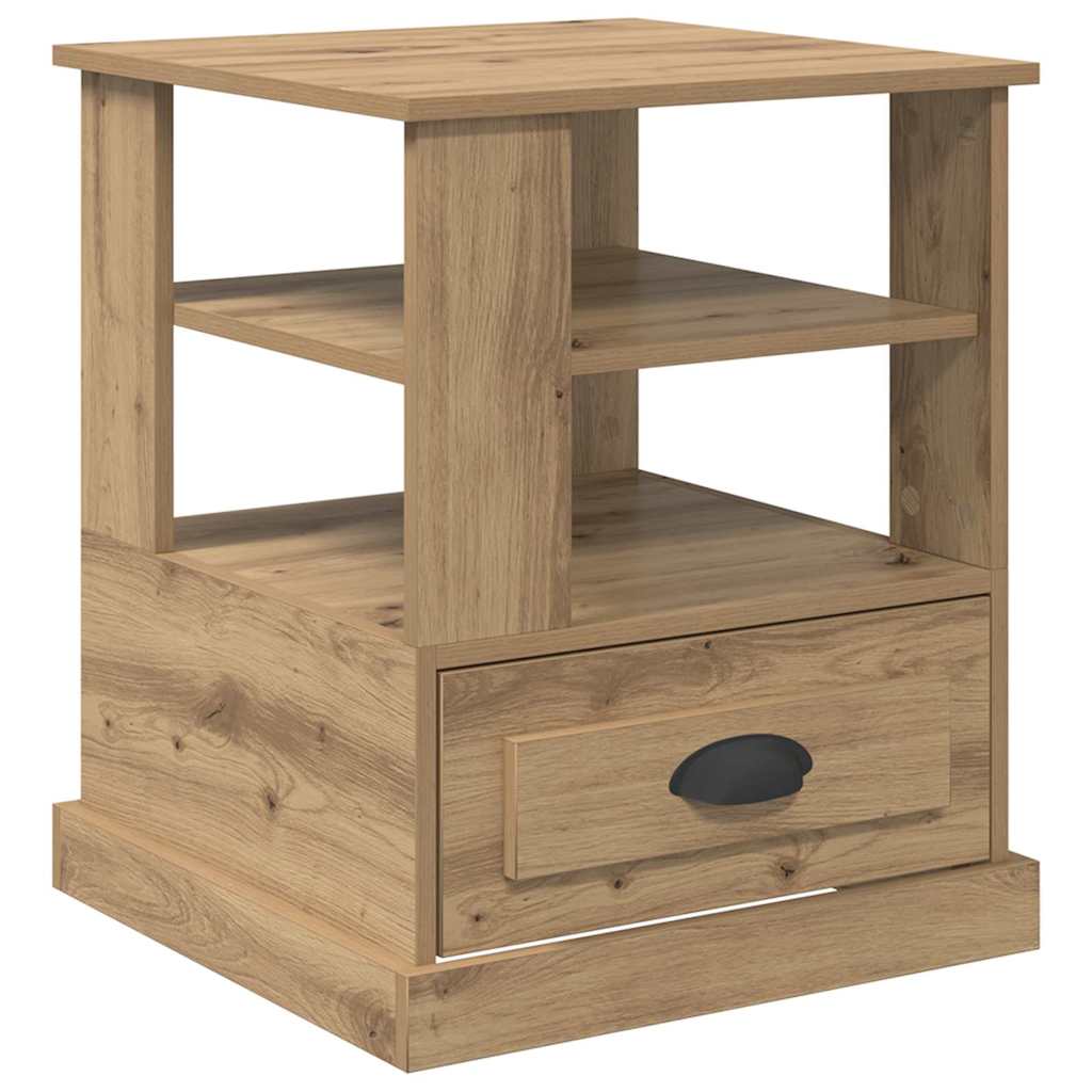 Nattbordskap Artisan Eik 50 X 50 X 60 Cm Konstruert Tre