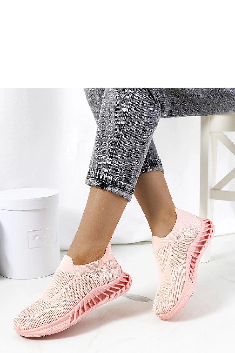 Neda komfort joggesko til dame til dame fra MS StyleHaven, laget av Viskose; polyester; Polyamid, farge Rosa, størrelse 41, med long ermer, perfekt til casual