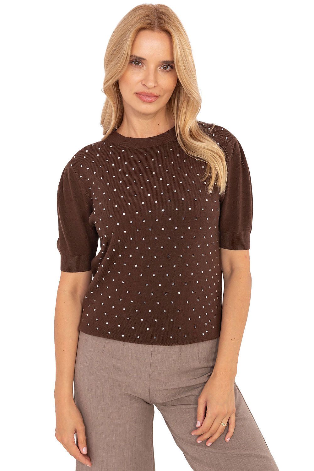 Short sleeve sweater model 216782 Factory Price