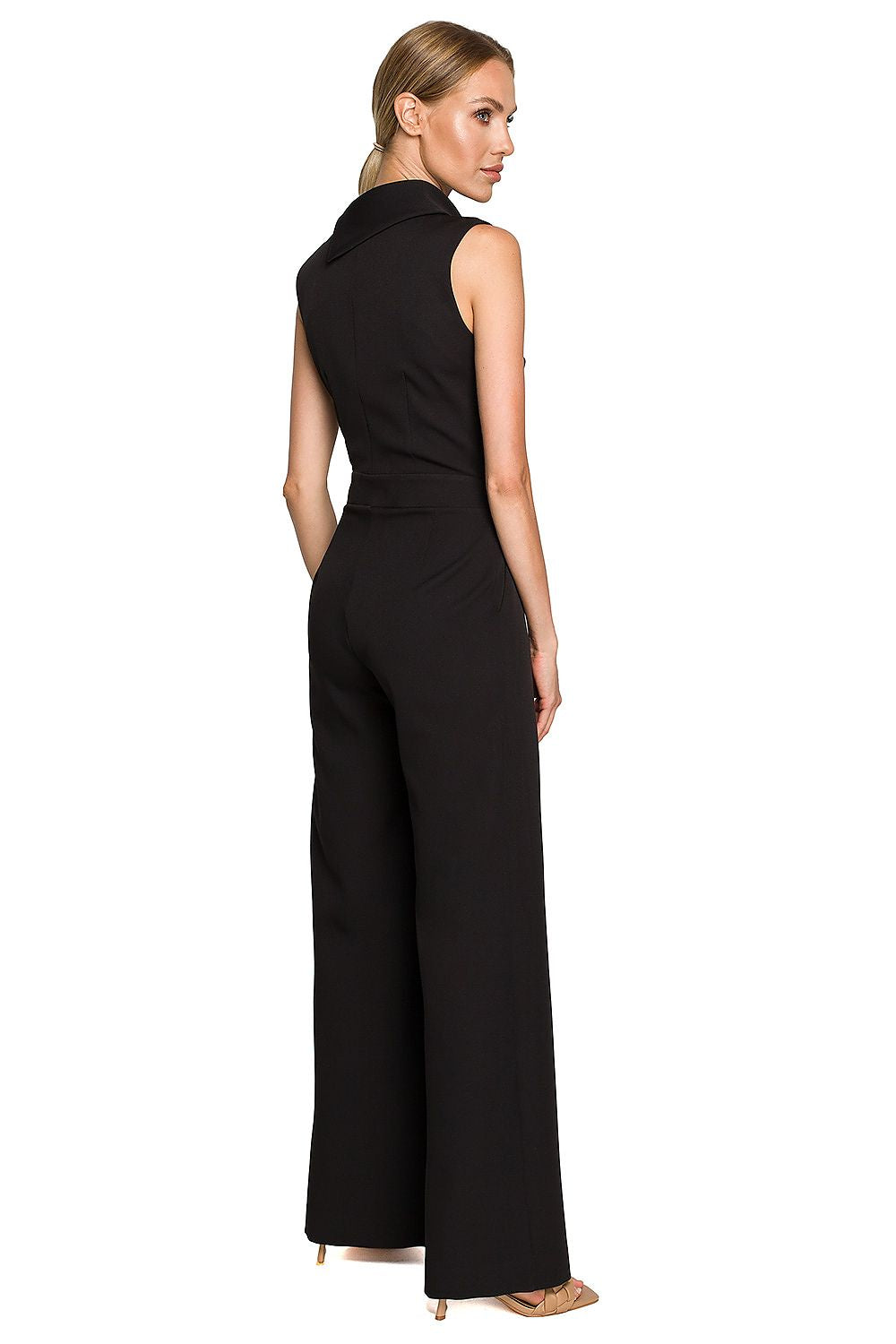 Jumpsuit - Moe til dame fra MS StyleHaven, laget av polyester, farge Grønn, størrelse L, med sleeveless ermer, perfekt til dress