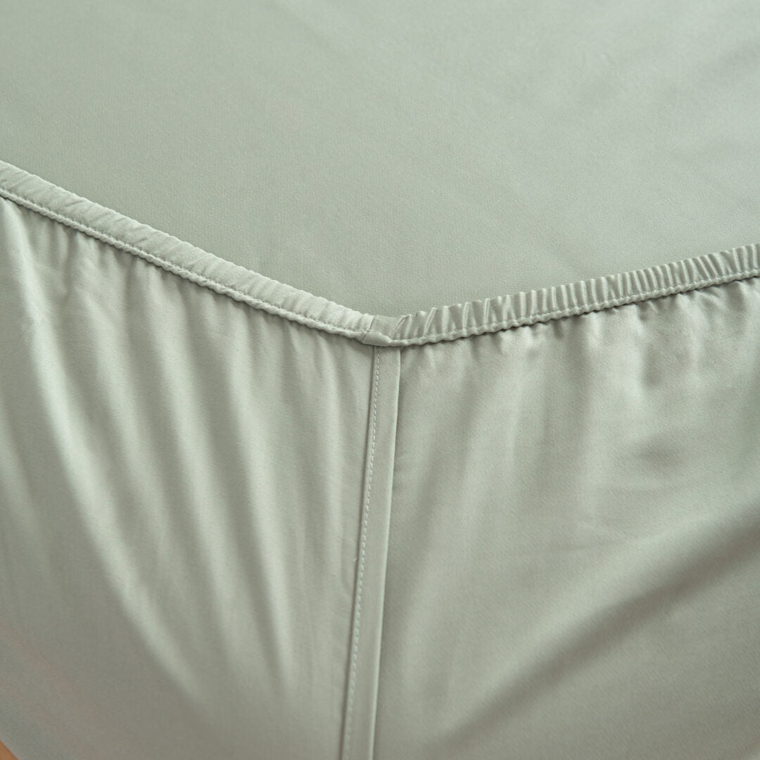 Hoeslaken (Topdekmatras) - Sage Green - Premium