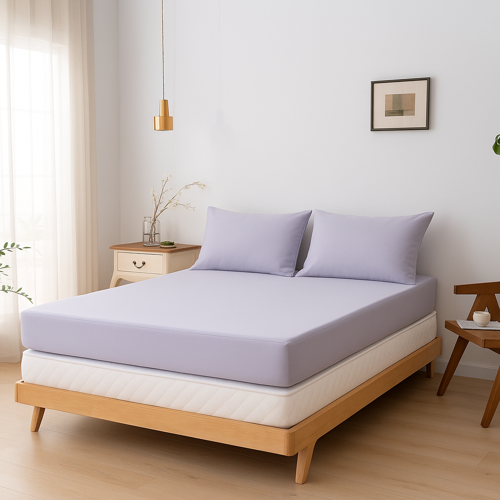 Hoeslaken (Topdekmatras) - Lavender Mist - Premium