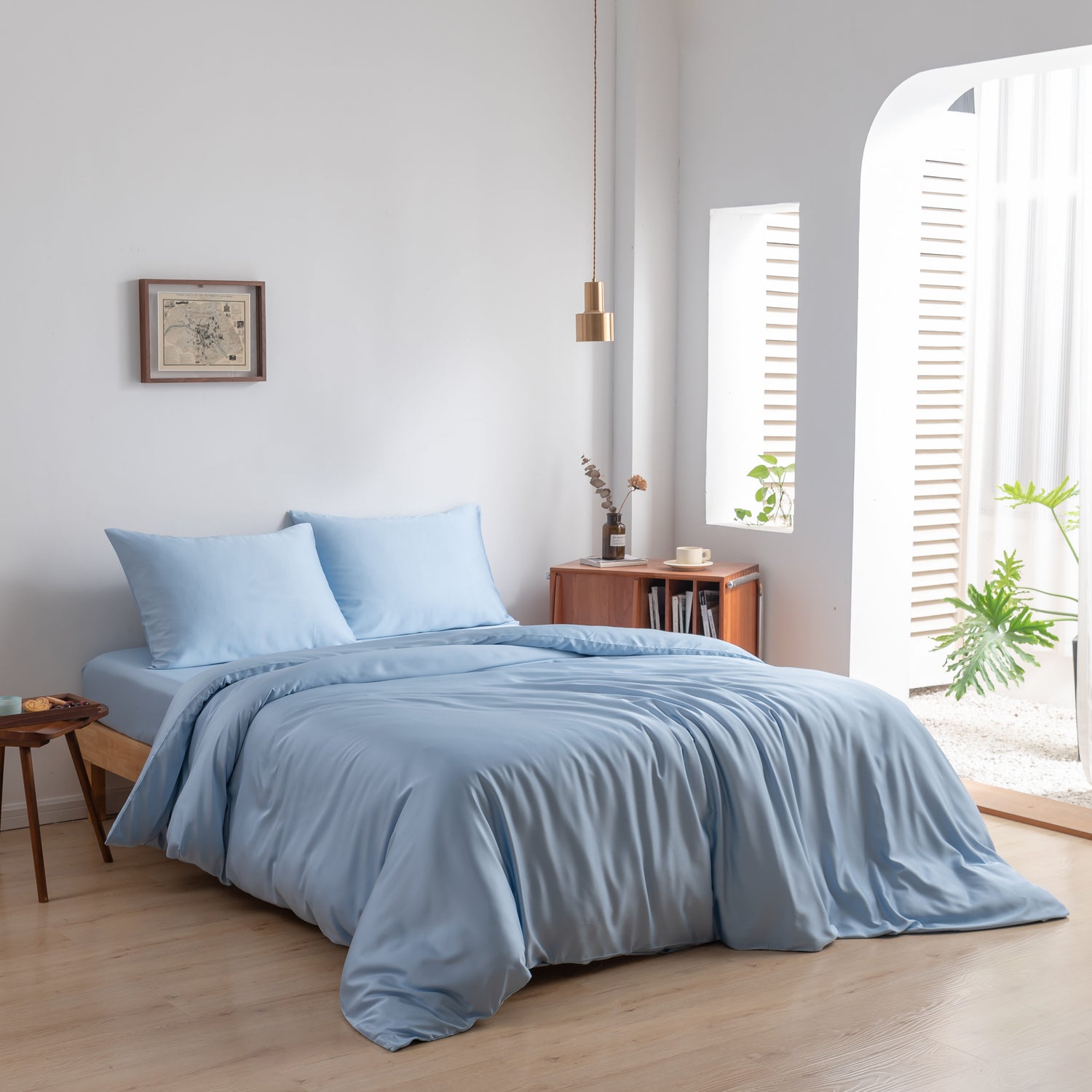 Dekbedovertrek - Sky Blue - Premium