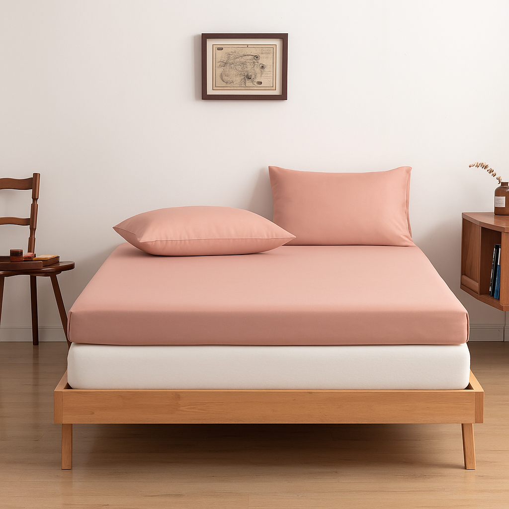 Hoeslaken (Topdekmatras) - Cuddle Pink - Premium