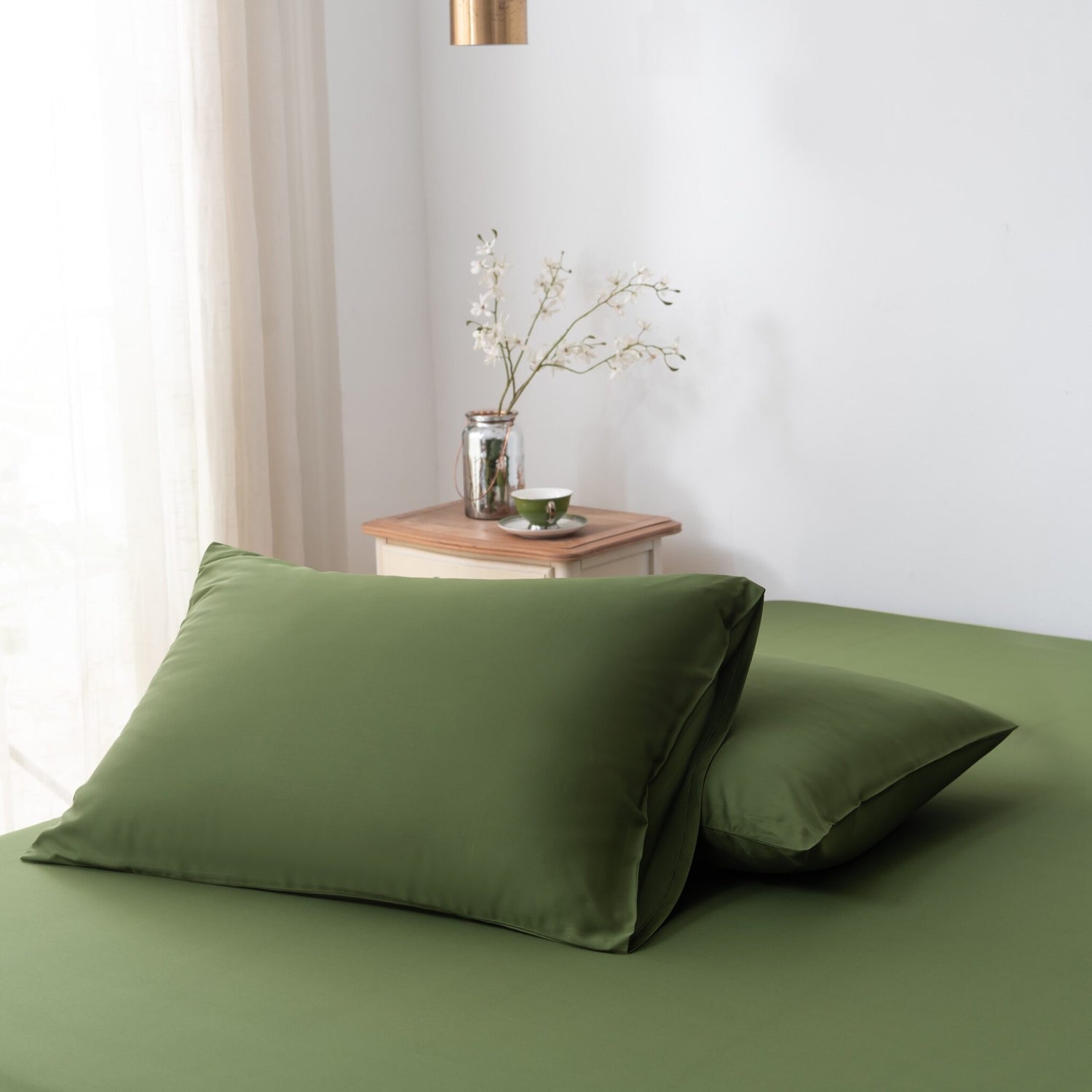 Tweepersoons Beddengoedset M - Deep Moss