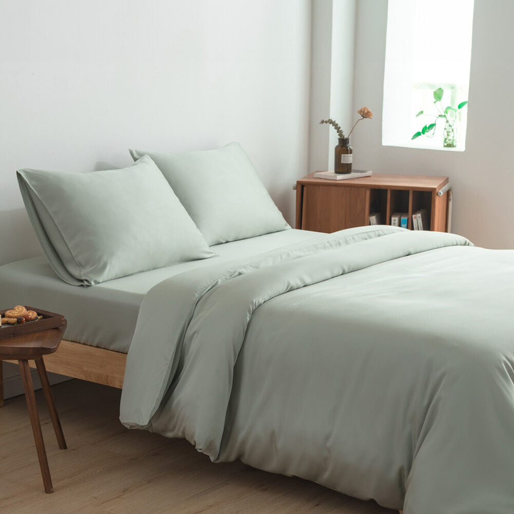Tweepersoons Beddengoedset Xl - Sage Green