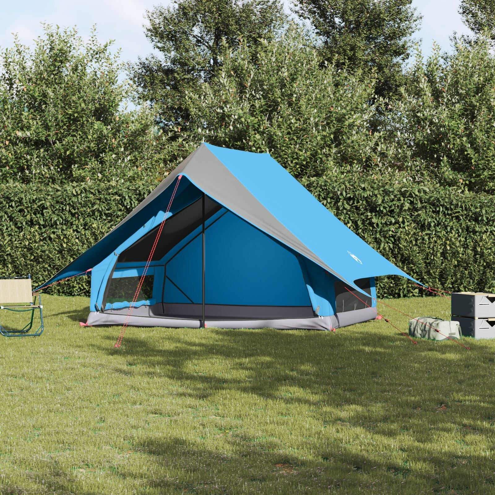 Velg komfortable telt for 5–6 personer med flere rom, høy takhøyde og rask oppsetting. Gjør campingturen stressfri og hyggelig!