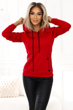 Hettegenser til dame fra MS StyleHaven, laget av polyester, farge beige 3, størrelse XL, med 45720 ermer, perfekt til casual; dress