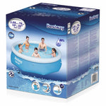 Bestway Oppblåsbart Svømmebasseng Fast Set Rundt 305X76 Cm 57266