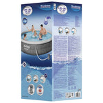 Bestway Oppblåsbart Basseng Fast Set Med Pumpe 396X84 Cm