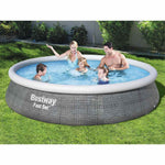 Bestway Oppblåsbart Basseng Fast Set Med Pumpe 396X84 Cm