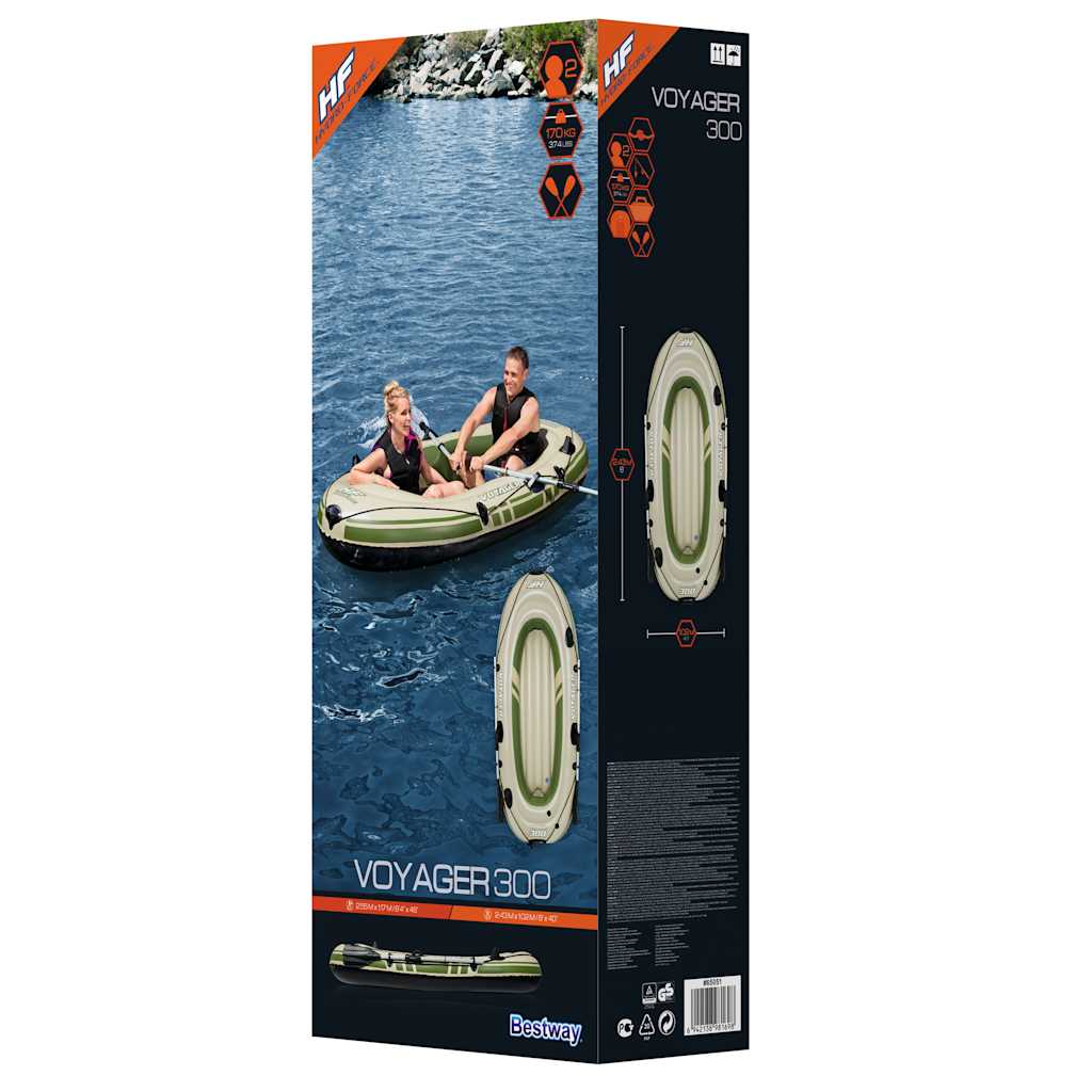 Bestway Oppblåsbar Båt Hydro Force Voyager 300 243X102 Cm