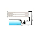 Soldrevne Bassengvarmerpaneler 80X620 Cm