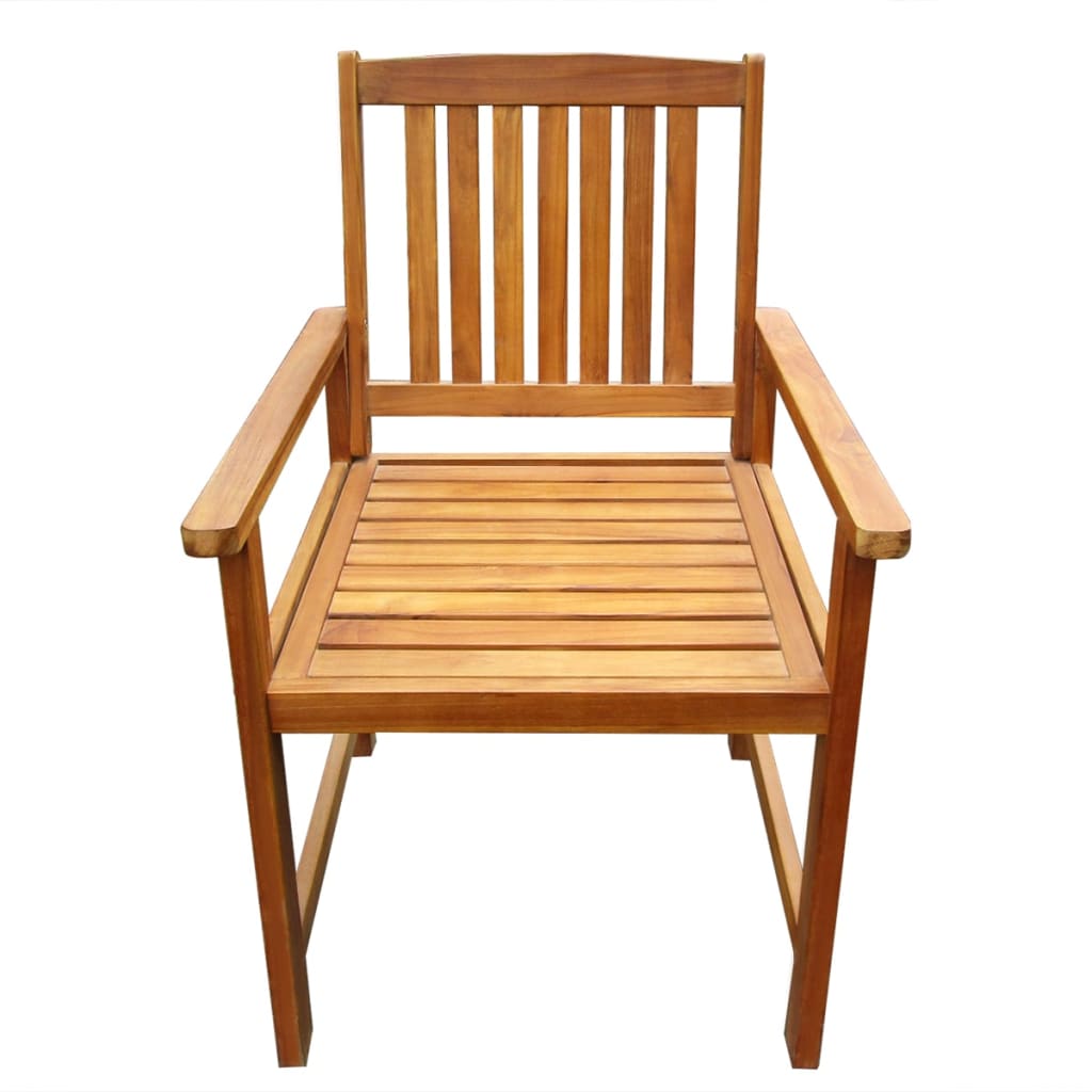 Hagestoler 2 Stk Heltre Akasie Brun