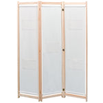 Romdeler 3 Paneler Krem 120X170X4 Cm Stoff