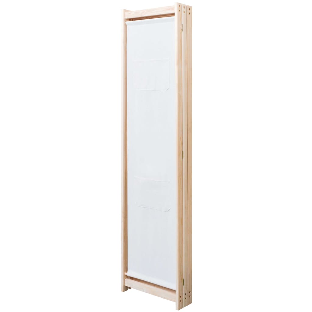 Romdeler 3 Paneler Krem 120X170X4 Cm Stoff