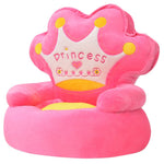 Barnestol Plysj Prinsesse Rosa