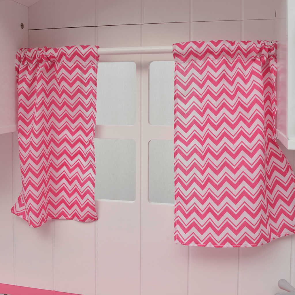 Lekekjøkken Tre 82X30X100 Cm Rosa Og Hvit