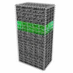 Grønne Gabionsteiner Glass 60-120 Mm 25 Kg