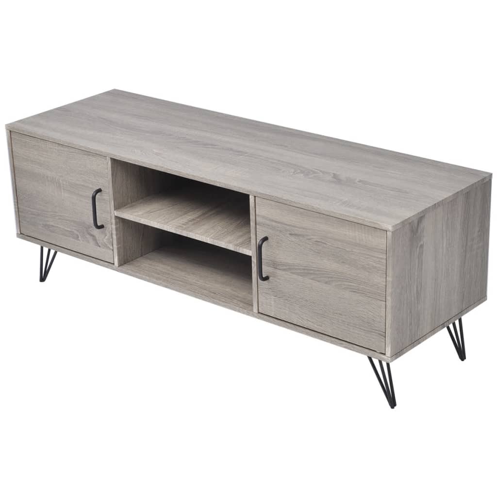 Tv-Benk 120X40X45 Cm Grå