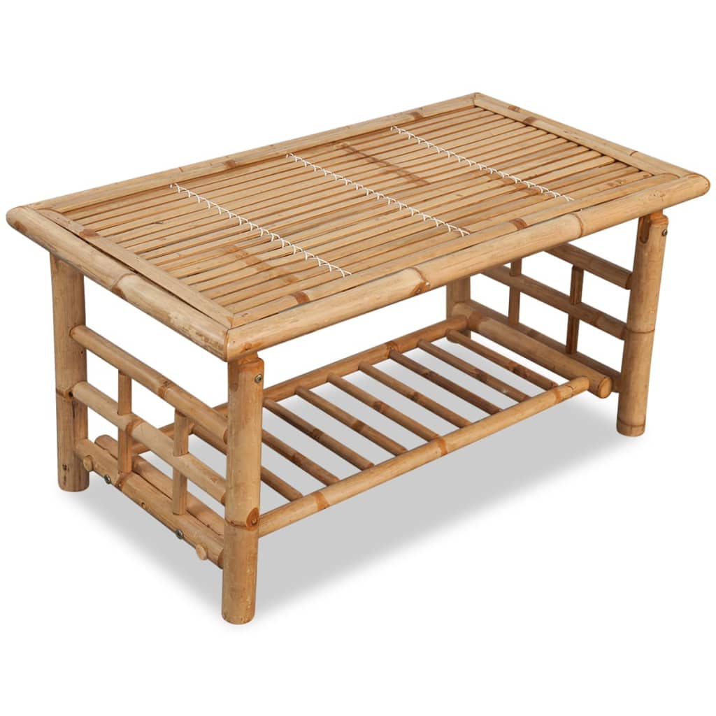 Salongbord Bambus 90X50X45 Cm