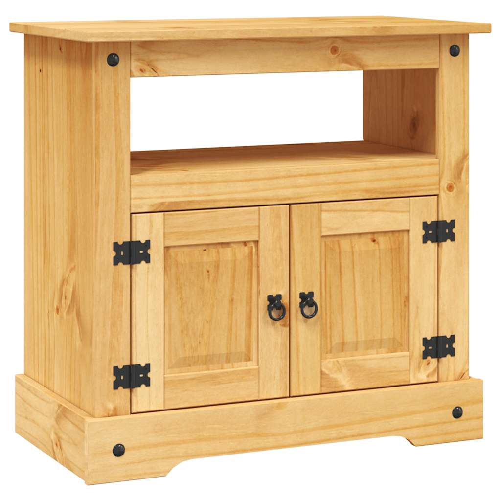 Tv-Benk Meksikansk Corona-Stil Furu 80X43X78 Cm