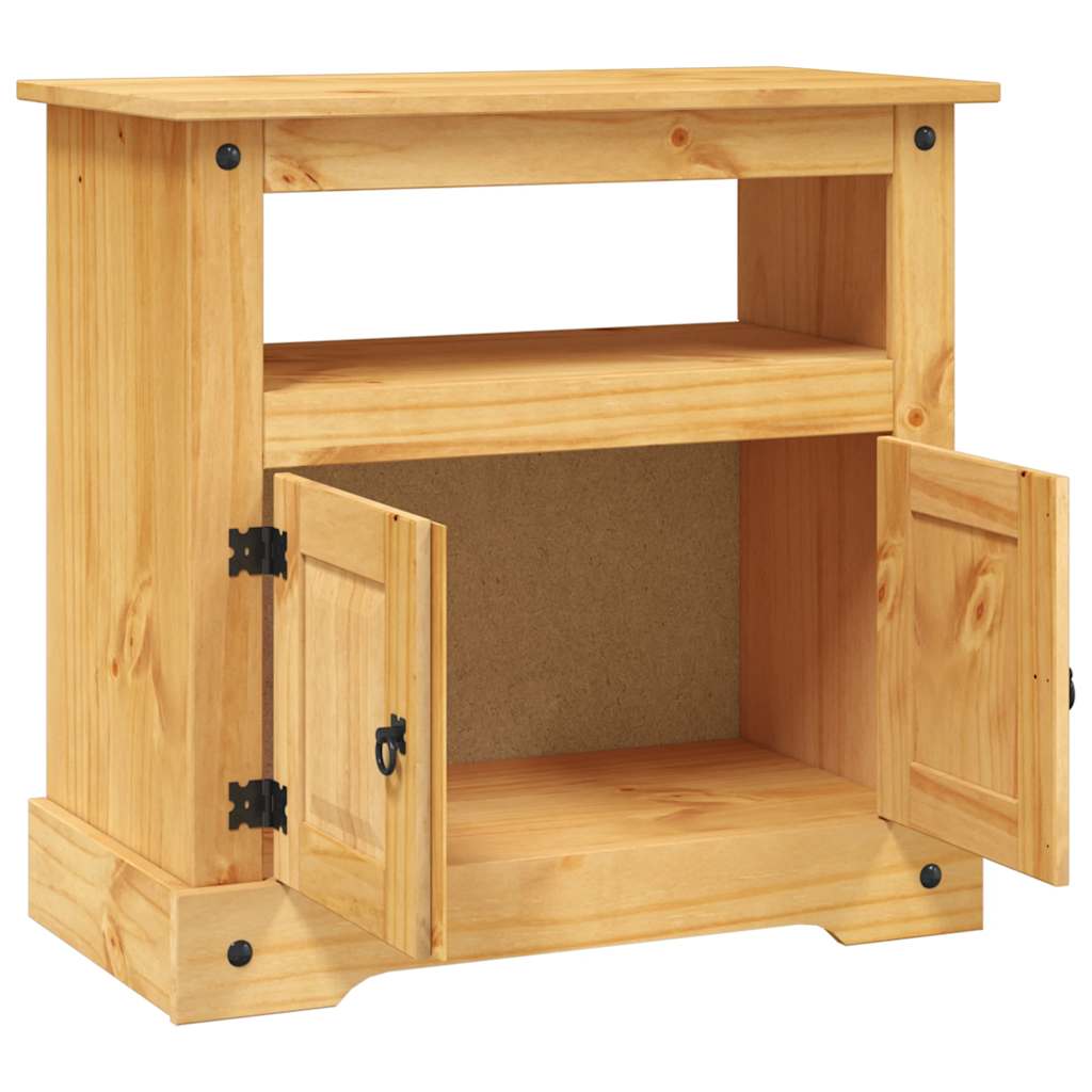 Tv-Benk Meksikansk Corona-Stil Furu 80X43X78 Cm