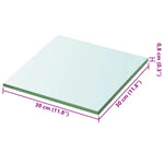 Hyllepanel Klart Glass 30X30 Cm