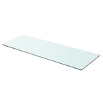 Hyllepanel Klart Glass 80X30 Cm