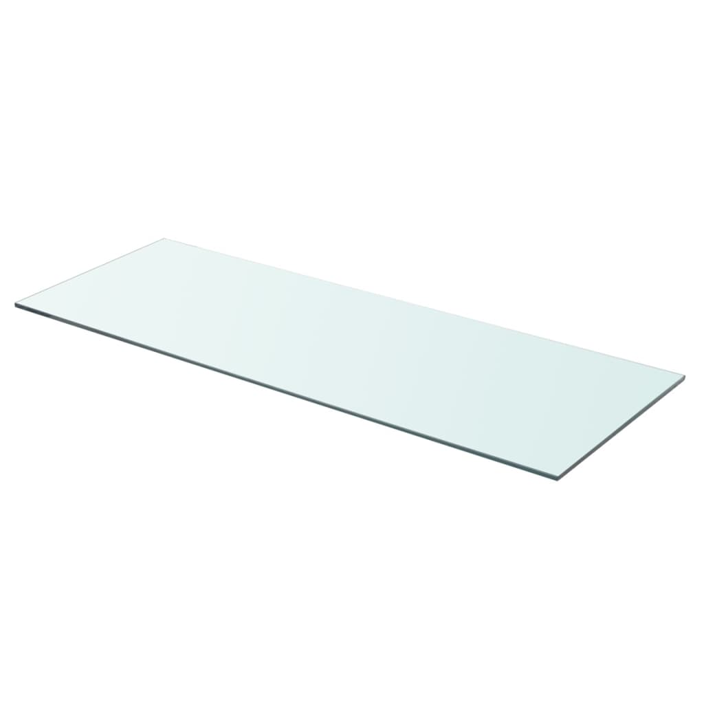 Hyllepanel Klart Glass 80X30 Cm