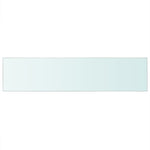Hyllepanel Klart Glass 110X25 Cm