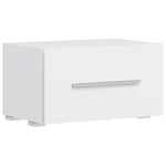 Tv-Møbel Med Skap Og Led-Lys 5 Deler Hvit