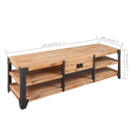Tv-Benk Heltre Akasie 140X40X45 Cm