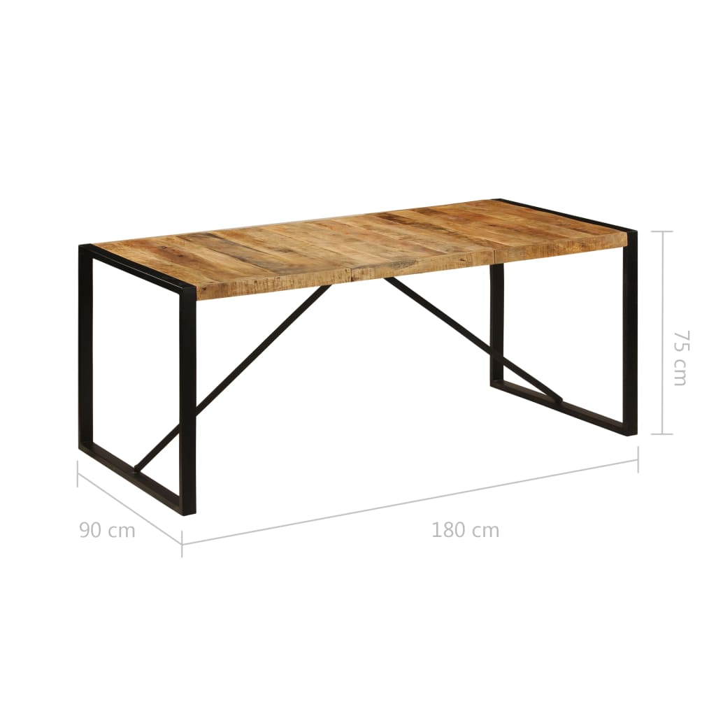 Spisebord Grovt Mangotre 180 Cm