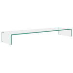 Tv-Benk Glass Klar 110X30X13 Cm