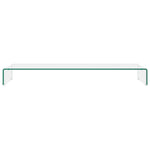 Tv-Benk Glass Klar 110X30X13 Cm