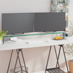 Tv-Benk Glass Klar 110X30X13 Cm
