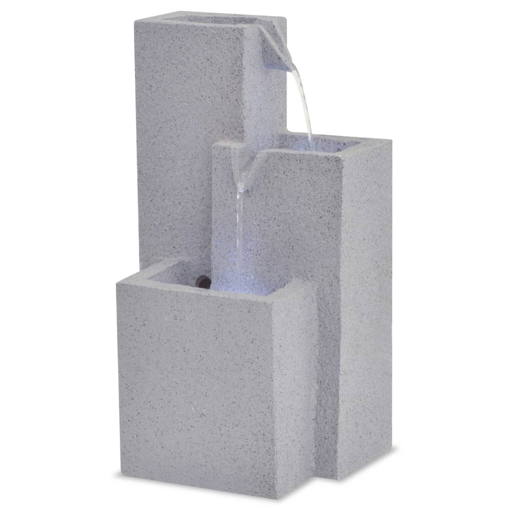 Innendørs Fontene Med Led-Lys Polyresin