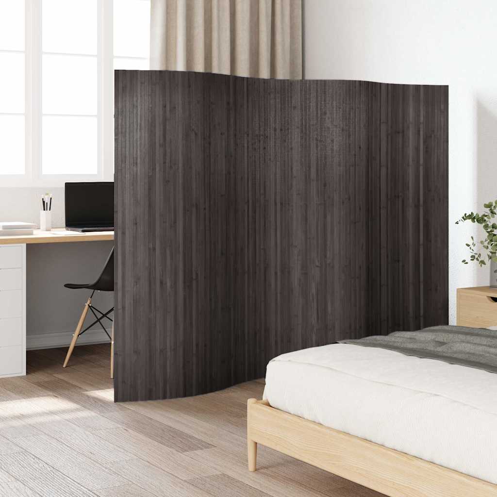 Romdeler Bambus Grå 250X165 Cm