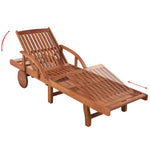 Solsenger 2 Stk Med Bord Heltre Akasie