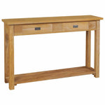 Konsollbord Massiv Teak 120X30X80 Cm