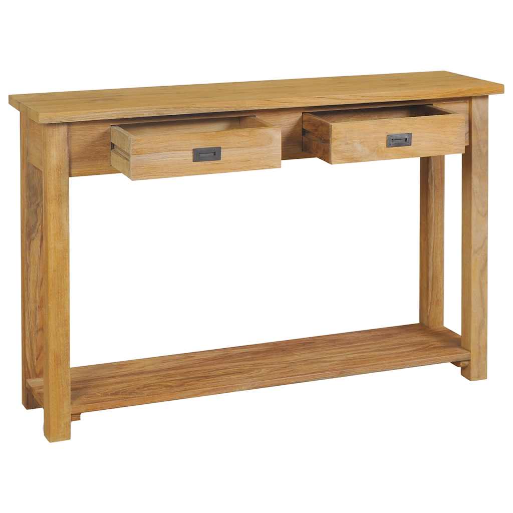 Konsollbord Massiv Teak 120X30X80 Cm