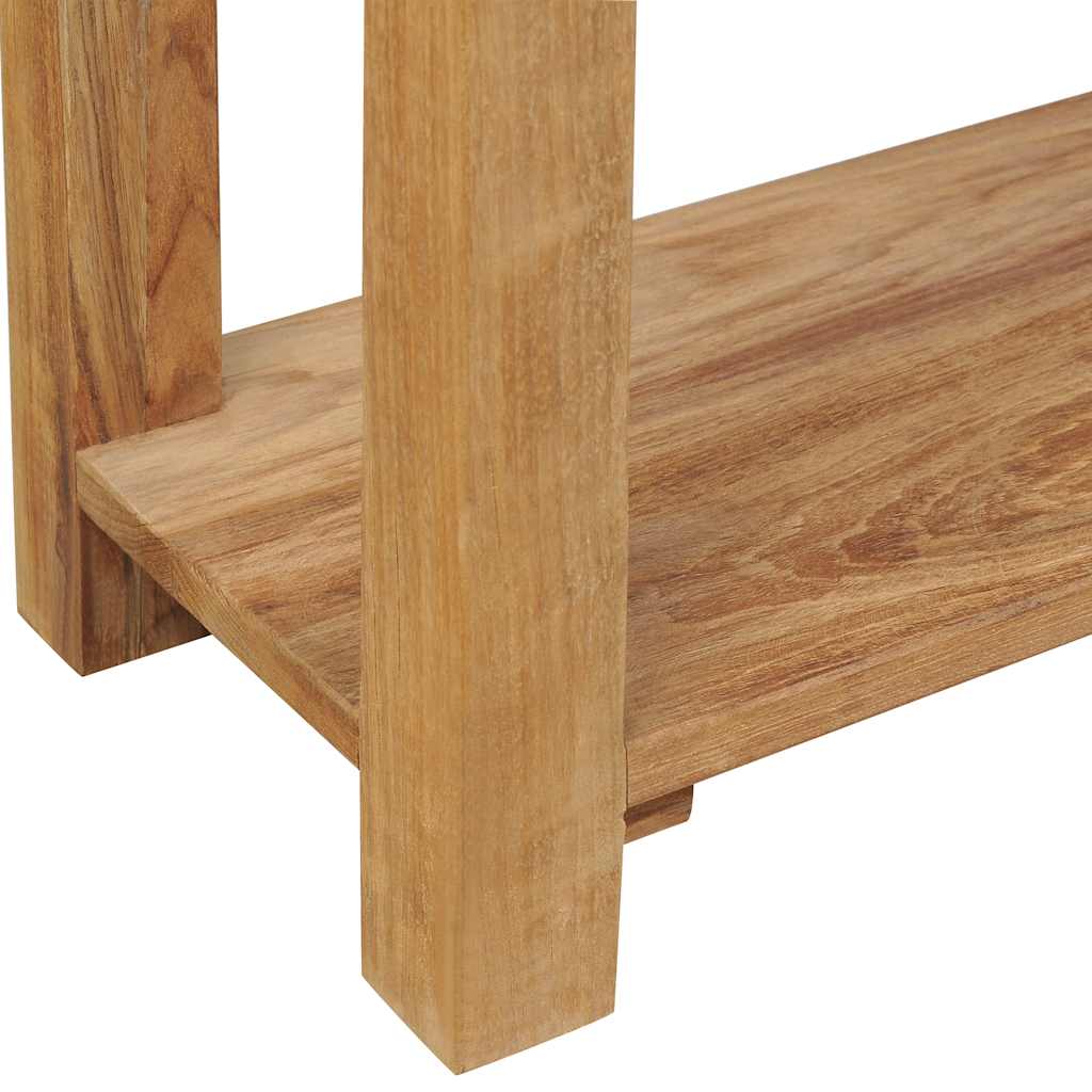 Konsollbord Massiv Teak 120X30X80 Cm