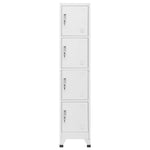 Garderobeskap Med 4 Rom 38X45X180 Cm