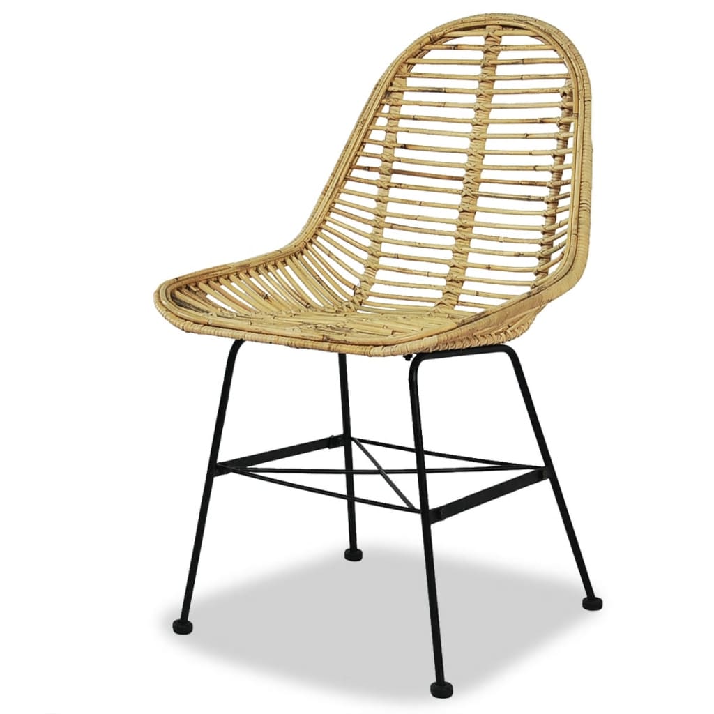 Spisestoler 2 Stk Naturell Rotting