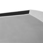 Bassengfontene Rustfritt Stål 50X30X53 Cm Sølv